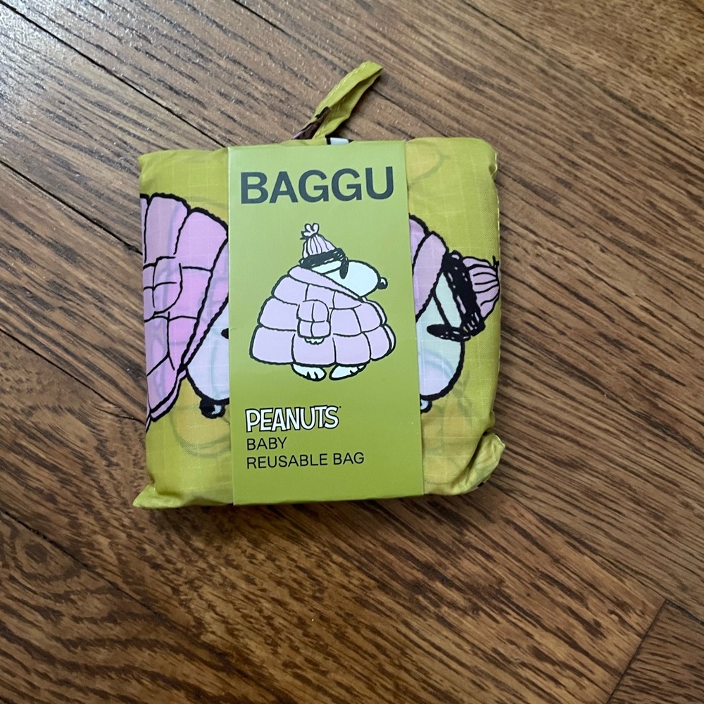 BAGGU: Puffer Snoopy Pink Baby Reusable Bag💕 - Picture 3 of 3